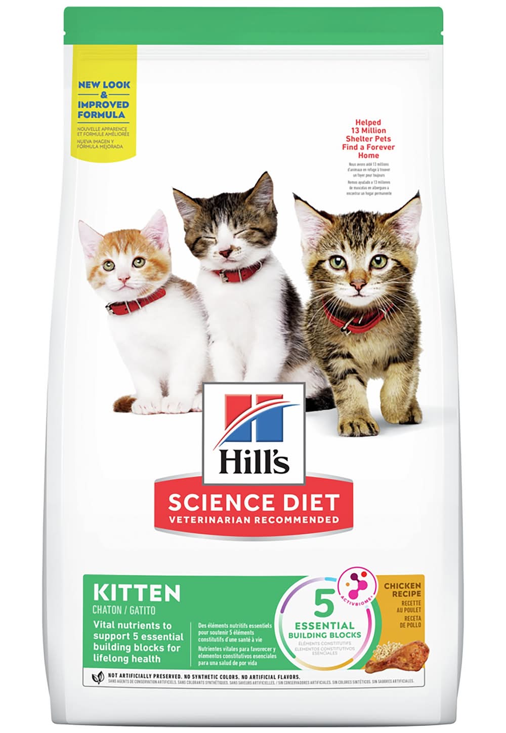 Hill's® Science Diet®  Kitten Dry Cat Food - Chicken (Flavor: Chicken, Color: Assorted, Size: 7 Lb)