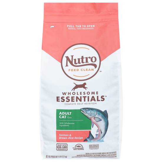 Nutro Wholesome Essentials Natural Salmon & Brown Rice Recipe Adult Dry Cat Food