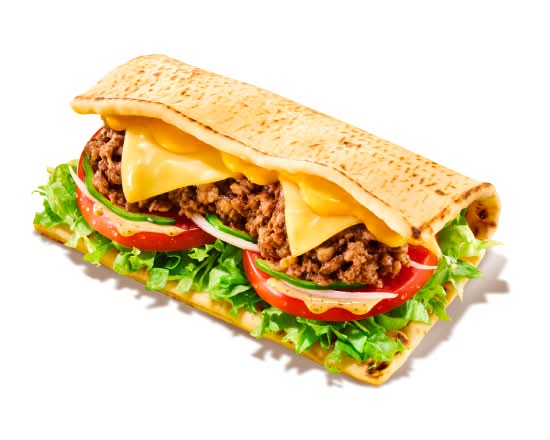 濃厚チーズタコス (フラットブレッド) Taco Meat & Cheese Sauce（Flat Bread）