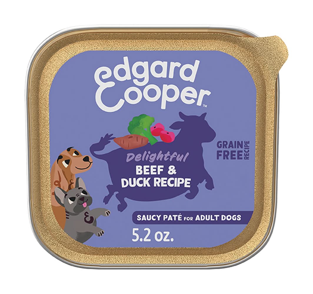 Edgard & Cooper Delightful Beef & Duck Adult Wet Dog Food - Grain Free (Flavor: Beef & Duck, Size: 5.2 Oz)