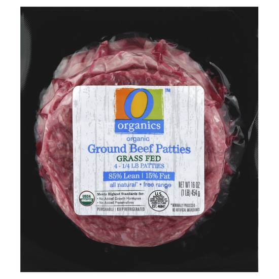 O Organics Ground Beef Patties