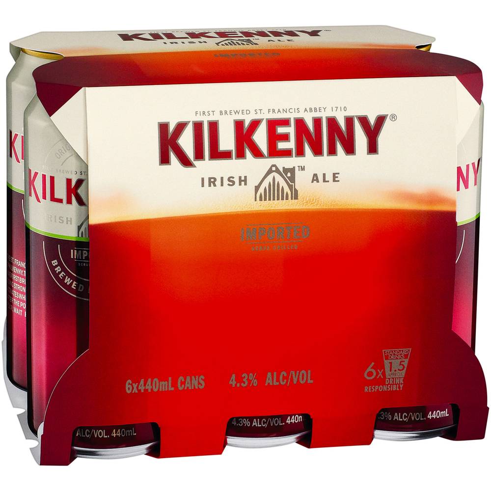 Kilkenny Cans 440mL X 6 pack