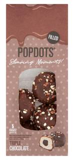 Popdots 5 Filled Triple Chocolate 109g