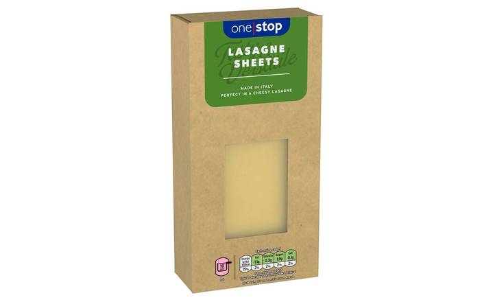 One Stop Lasagne Pasta Sheets 500g (392805)