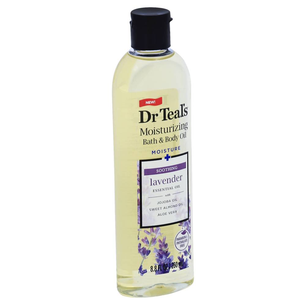 Dr Teal's Moisturizing Bath & Body Oil Soothing Lavender (8.8 fl oz)