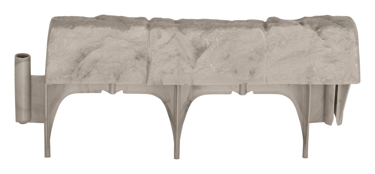 Suncast 10 Ft. L X 5.75 In. H Resin Taupe Marble Lawn Edging