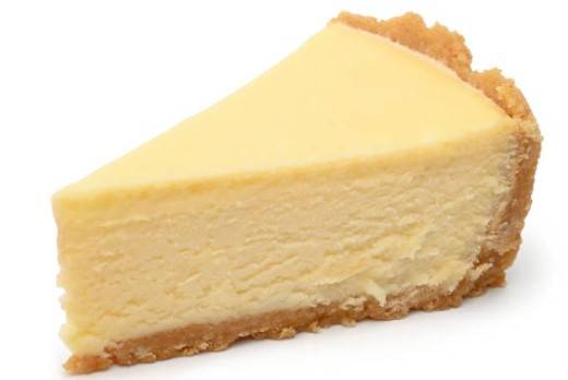 Slice of New York Cheesecake