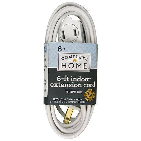 Complete Home Indoor Extension Cord 6 ft