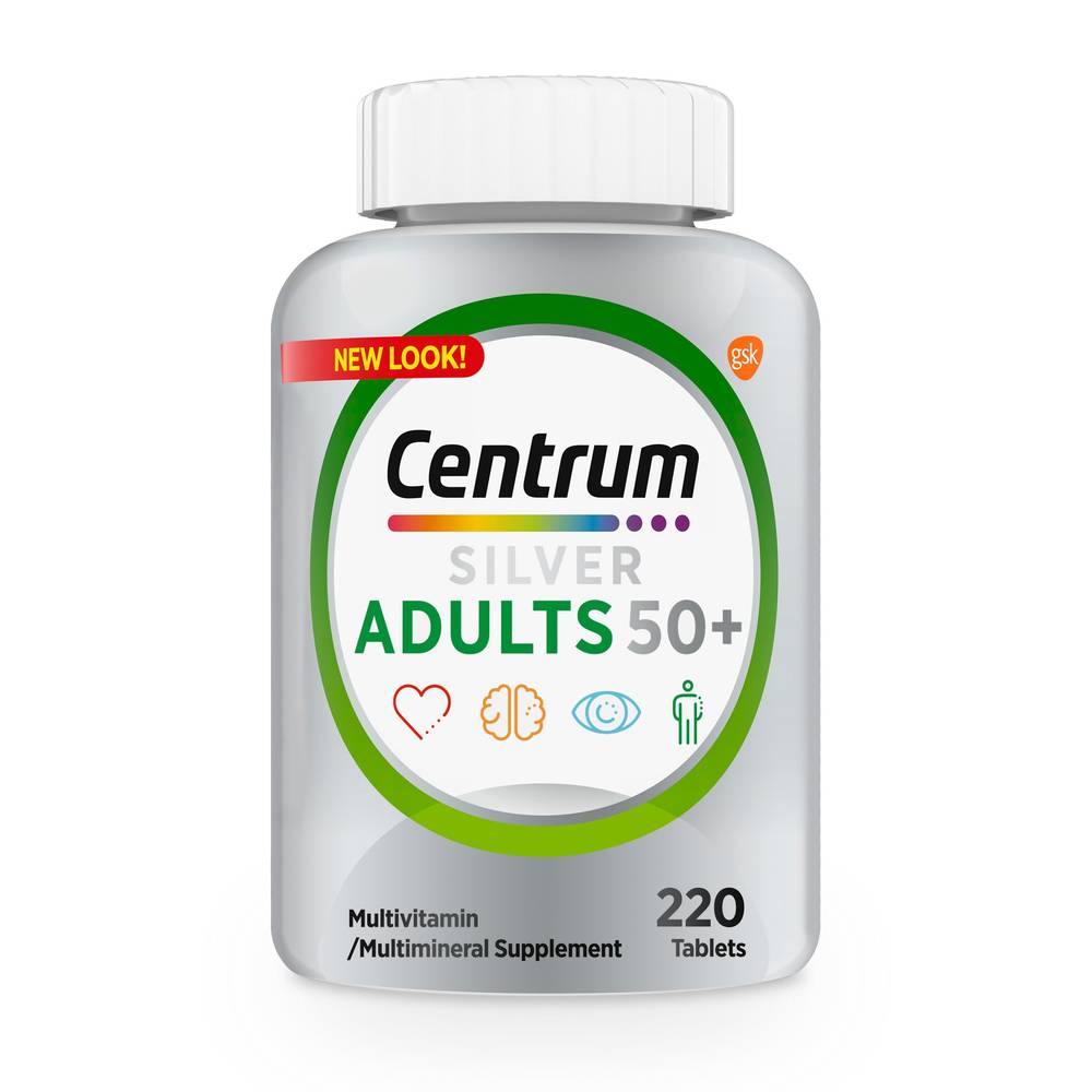 Centrum Silver Adult Tablets, 220CT