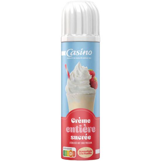 CASINO - Crème entière sucrée - 250g
