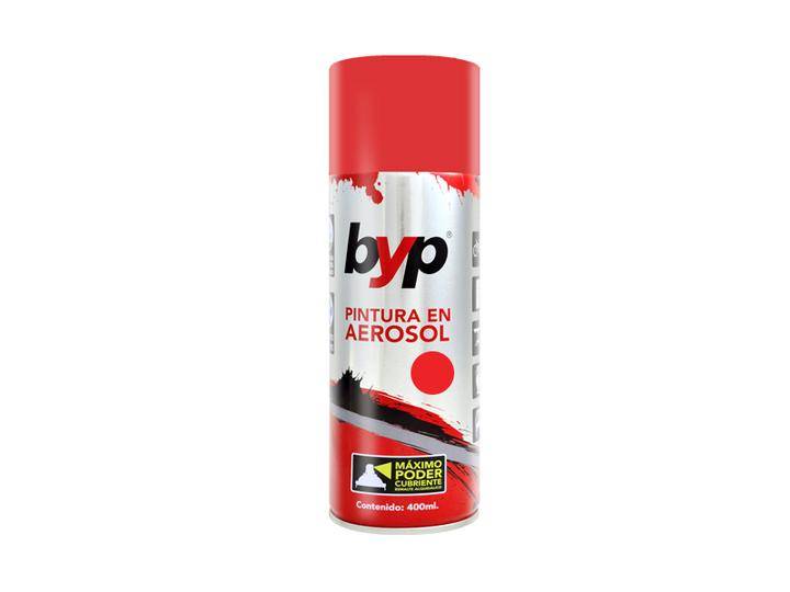 Byp pintura en aerosol color rojo (400 ml)