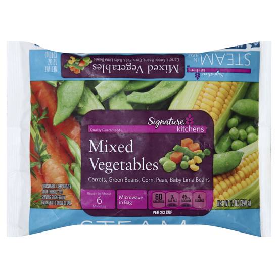 Signature Kitchens Mixed Vegetables Steam Bag