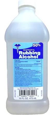 Isopropyl Rubbing Alcohol 50% 16oz Bottle