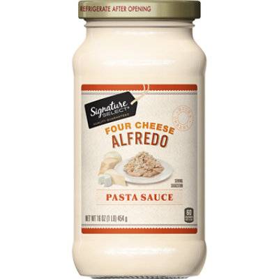 Signature Select Alfredo Four Cheese Pasta Sauce