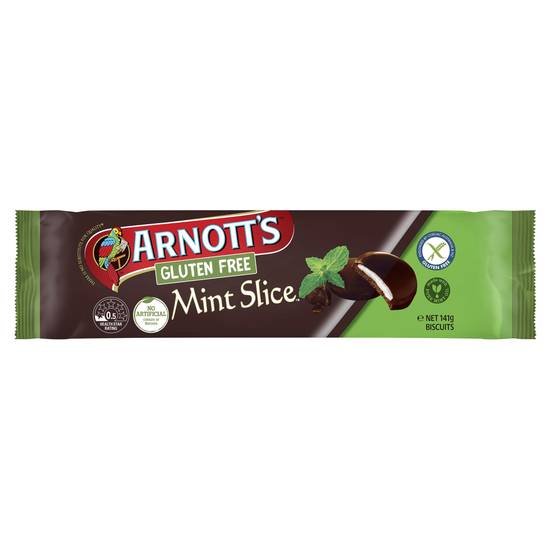 Arnott's Gluten Free Mint Slice Biscuits 141g