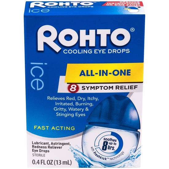 Rohto All-In-One Multi-Symptom Eye Drops