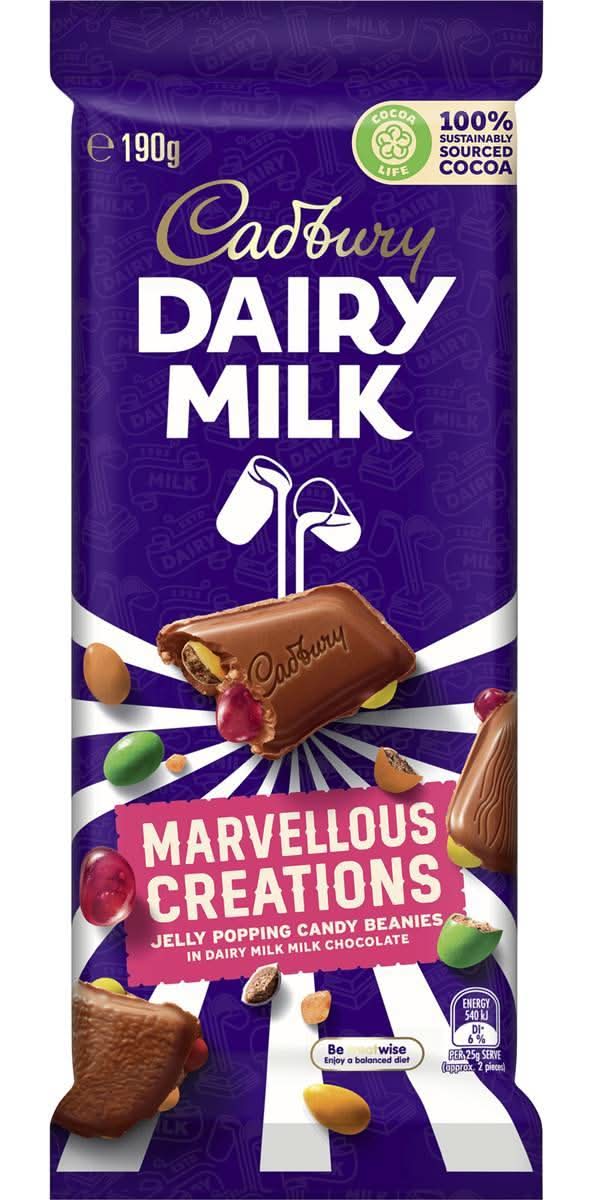 Cadbury Marvellous Creations Popping Candy Block 190g