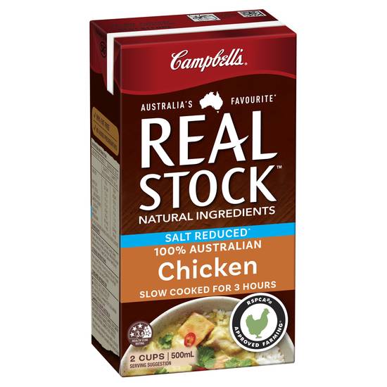 Campbell's Real Stock Chicken Stock Salt Reduced 500ml