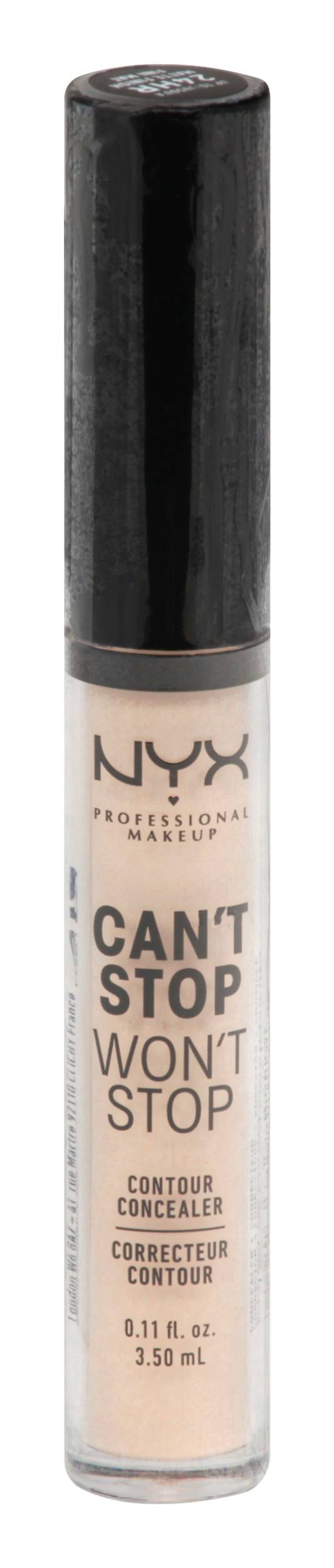 NYX Professional Makeup Can't Stop Won't Stop Vanilla Cswsc06 Contour Concealer (0.2 fl oz)