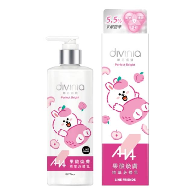 蒂芬妮亞果酸煥膚精華身體乳250ml(LINE FRIENDS)