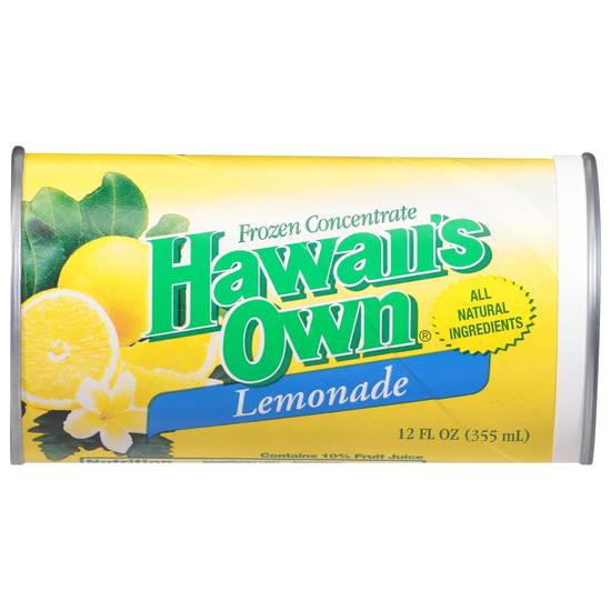 Hawaiis Own Lemonade Frozen Juice Concentrate (12 fl oz)