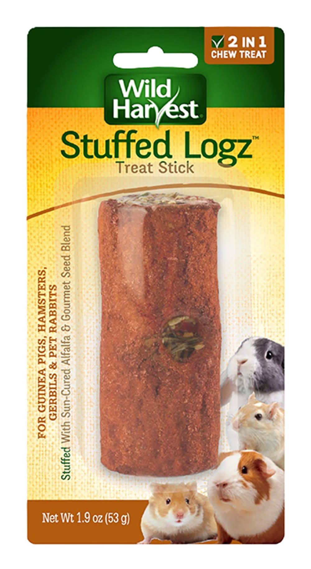Wild Harvest® Stuffed Logz Treat Stick (Size: 1.9 Oz)