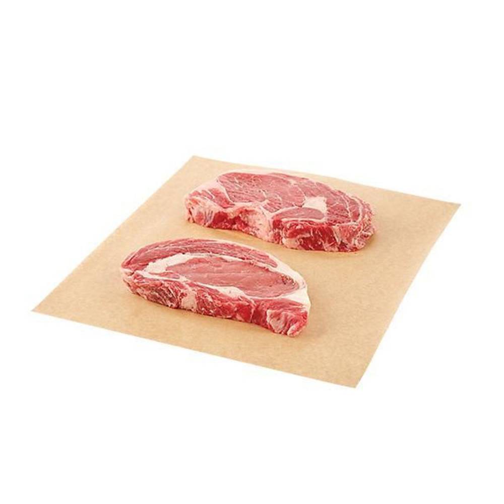 Raley'S Beef Ribeye Steak Boneless (2 Pieces) Per Pound