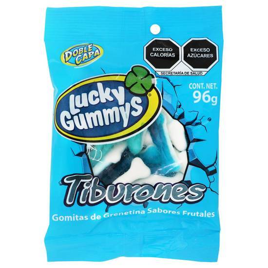 Lucky Gummys Tiburones 96g