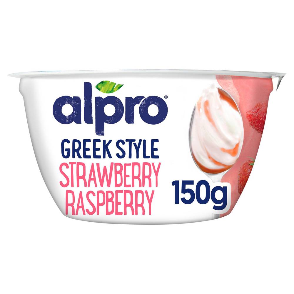 Alpro Greek Style Strawberry Yoghurt Alternative 150g