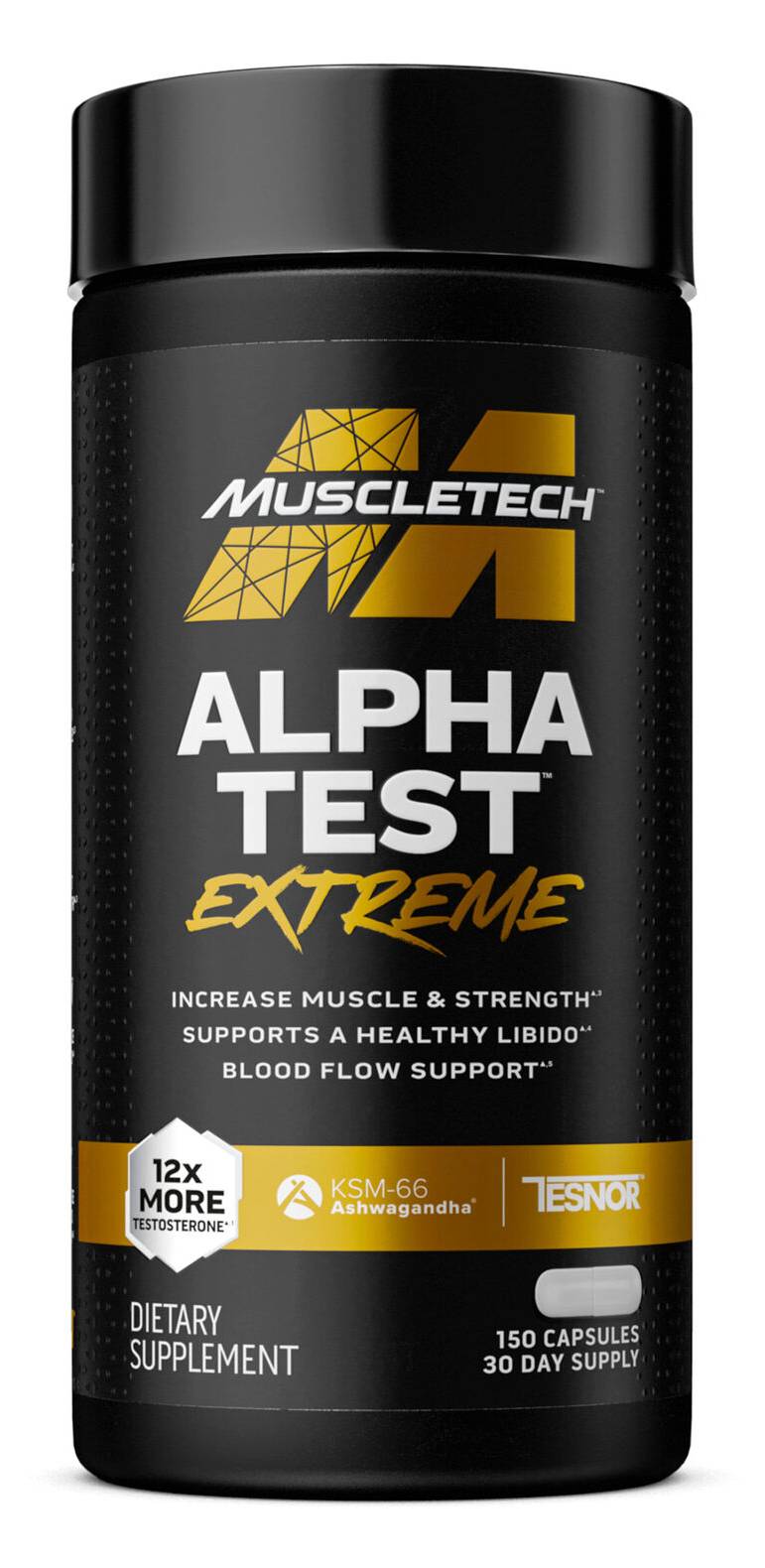 MuscleTech Alpha Test Extreme Muscle Strength Dietary Supplement (150 ct)