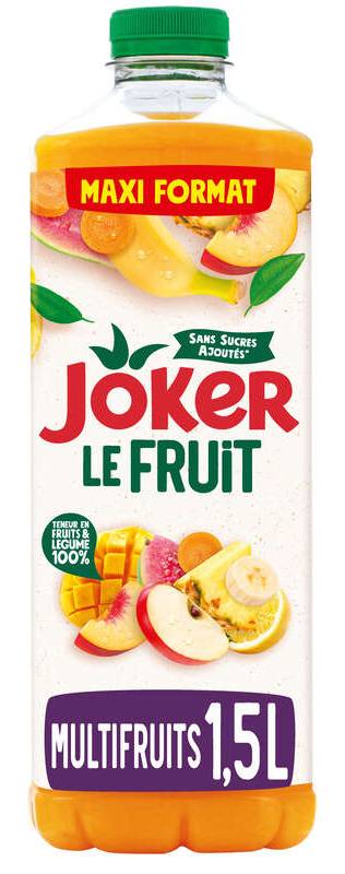 Joker jus multifruits la bouteille de 1,5L