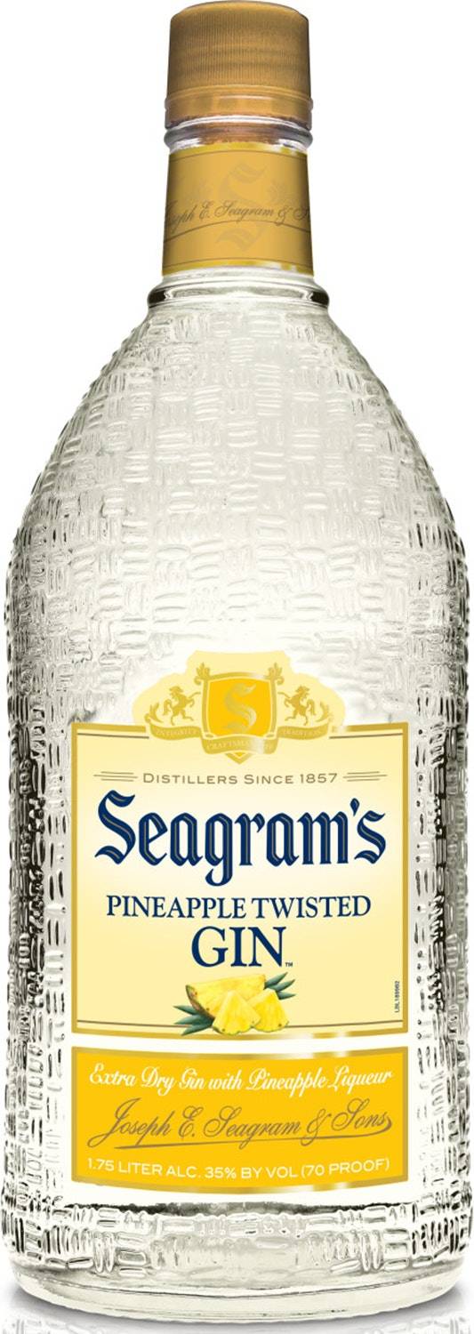 Seagram's Twisted Pineapple Flavored Gin (1.75 L)