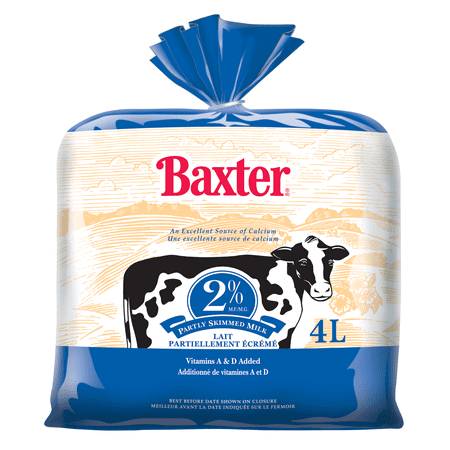 Baxters Partly Skimmed Milk (4 L)