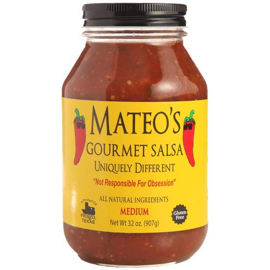 Mateo's Gourmet Medium Salsa (32 oz)