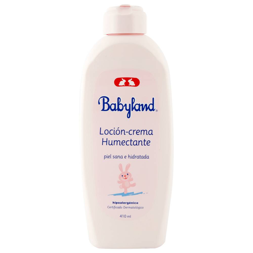 Babyland loci�ón crema humectante hipoalergénica (410 cc.)