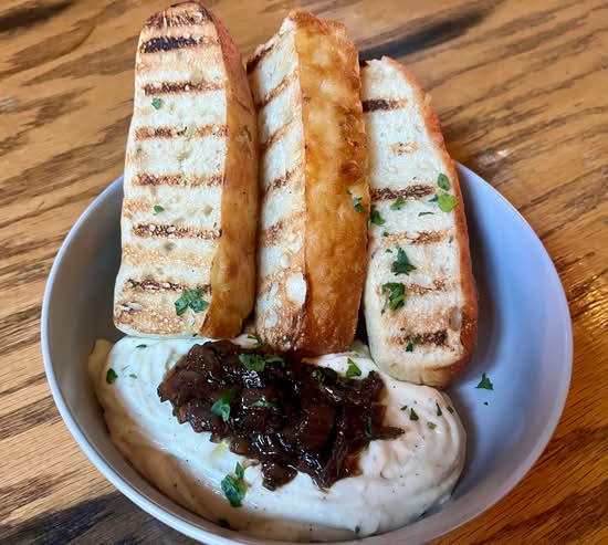 Focaccia and Ricotta