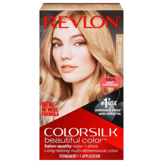 Revlon Beautiful Color Golden Blonde 71 Permanent Hair Color