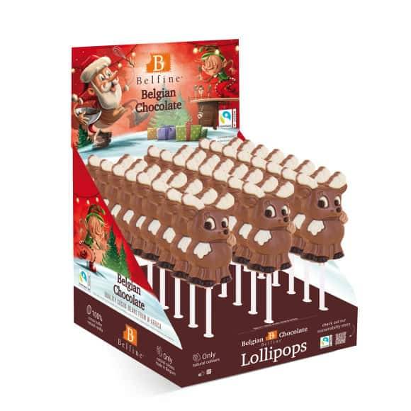 Belfine - Sucettes en chocolat lait (24)