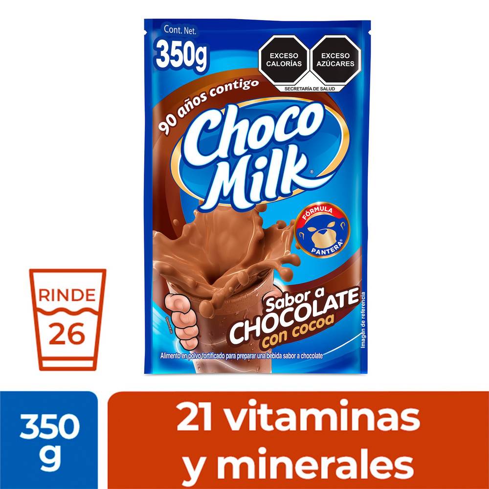 Choco Milk · Saborizante en polvo sabor chocolate (350 g)