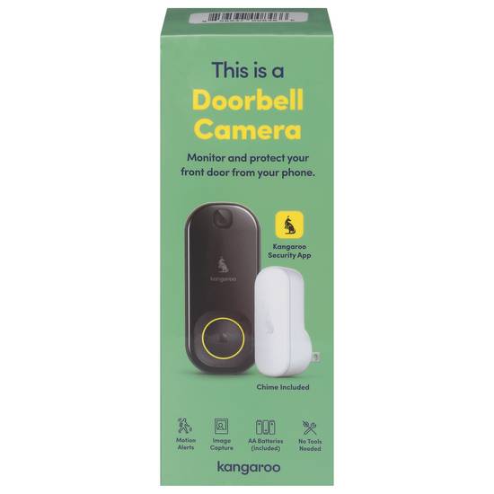Kangaroo Smart Photo Doorbell + Indoor Chime Camera