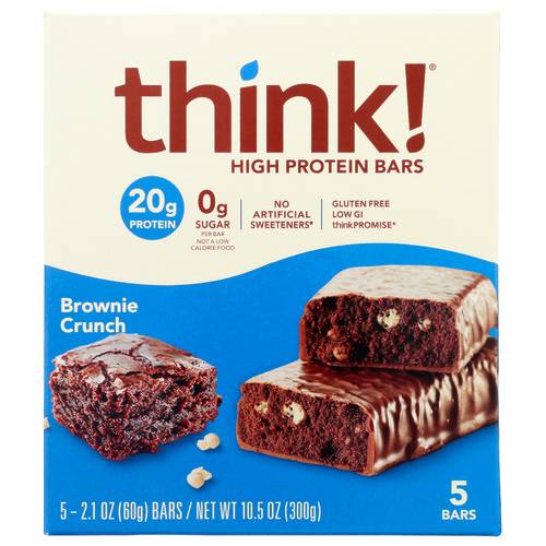 Think Brownie Crunch High Protein Bars 5 Pack