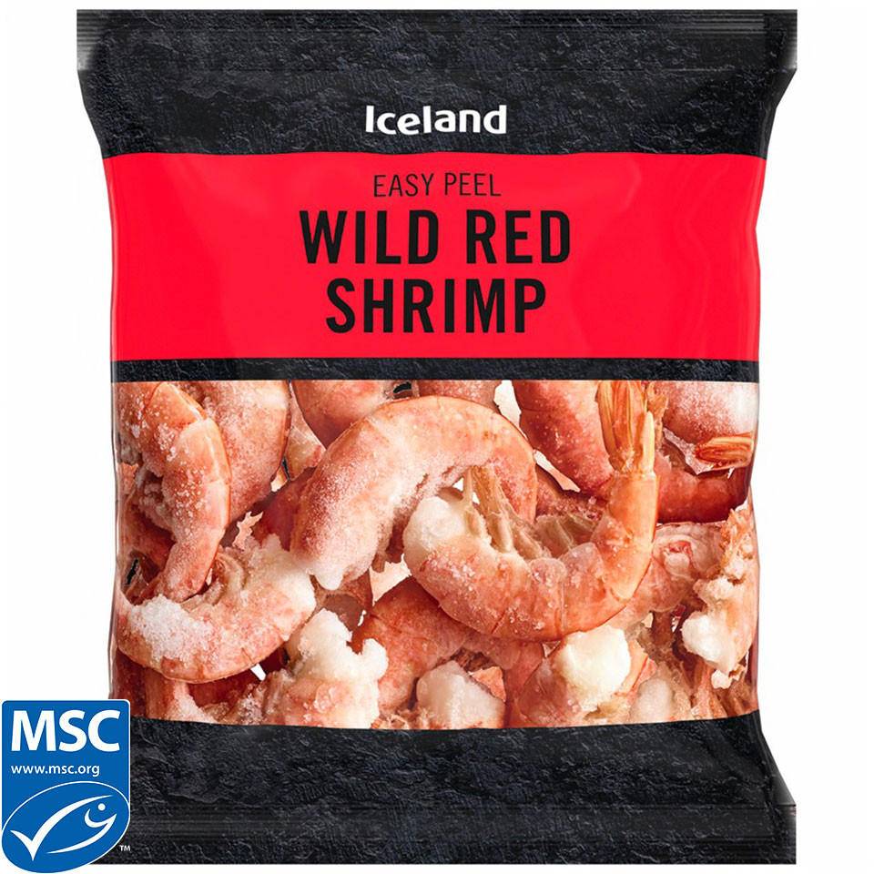 Iceland Easy Peel Wild Red Shrimp