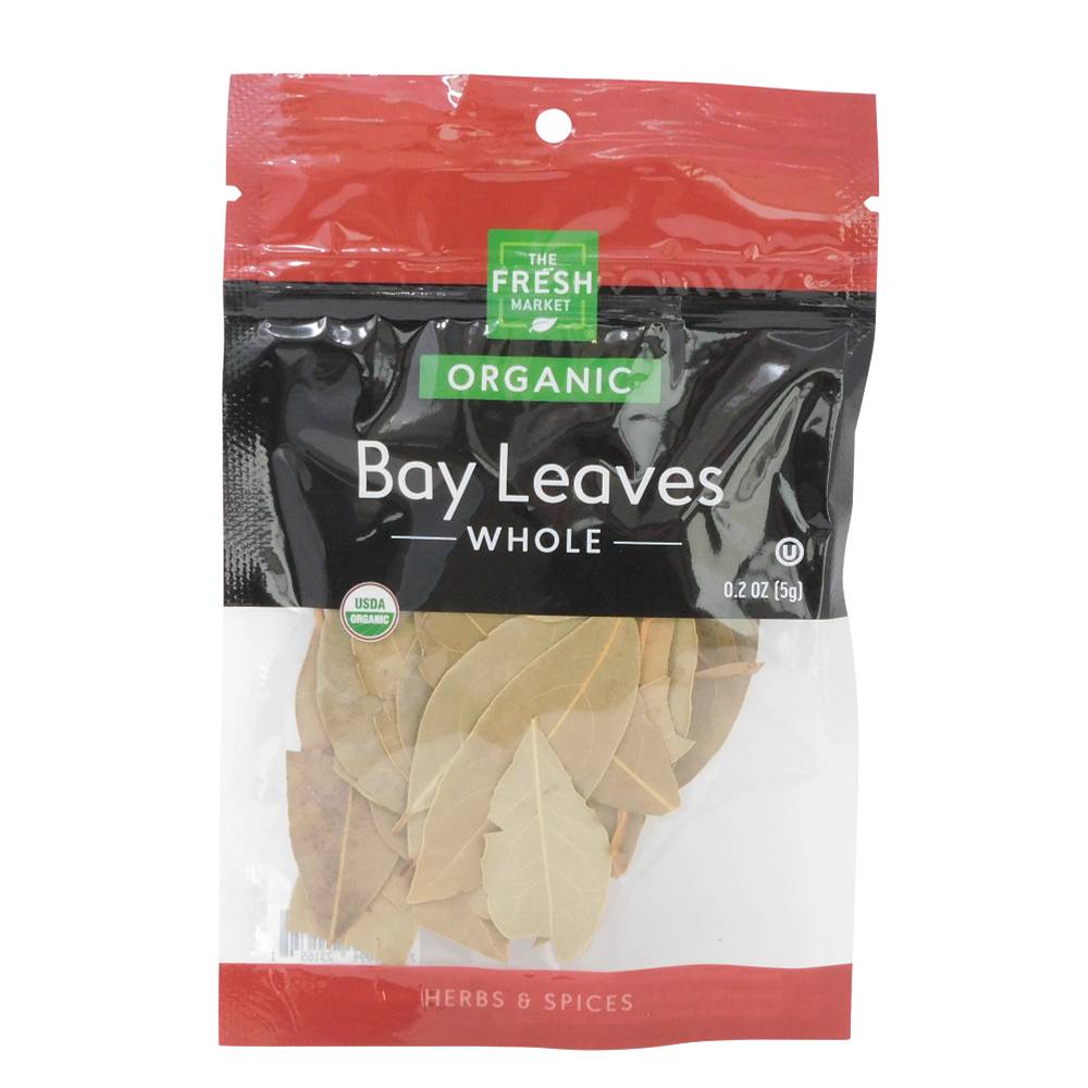 The Fresh Market Organic Whole Bay Leaves (0.2 oz)