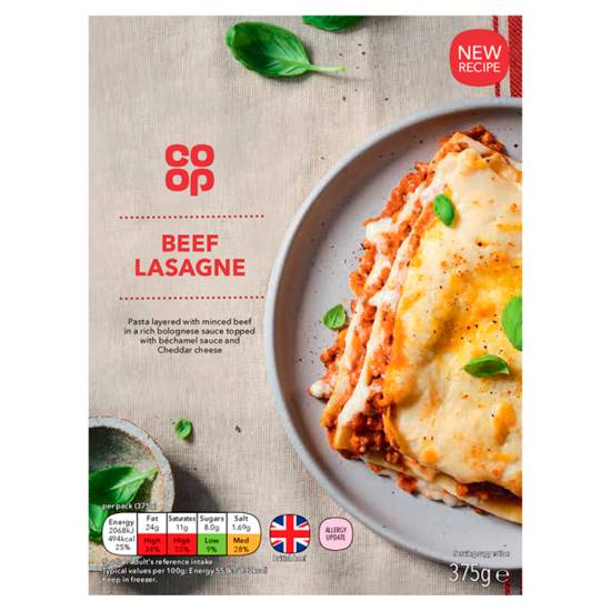 Co-op Beef Lasagne (375g)