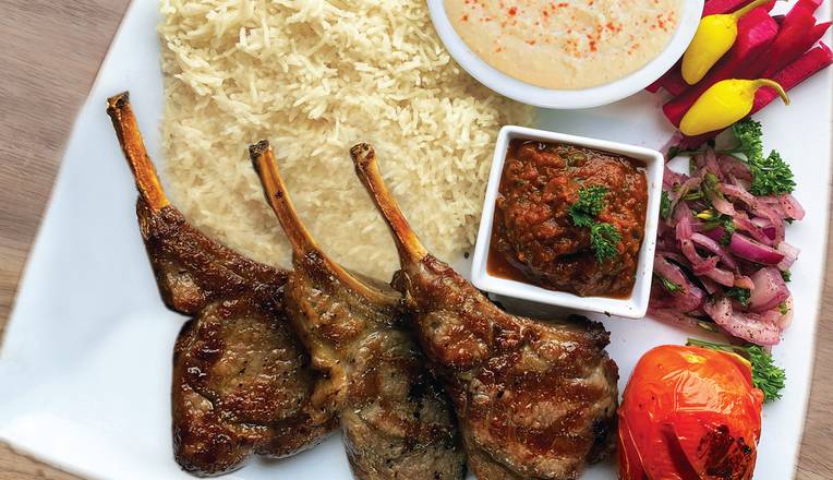 Order # 5 Lamb Chops food online from Zest Grill House store, Sun Valley on bringmethat.com