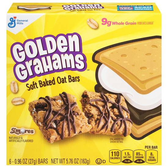 Golden Grahams S'mores Soft Baked Oat Bars (6 ct)