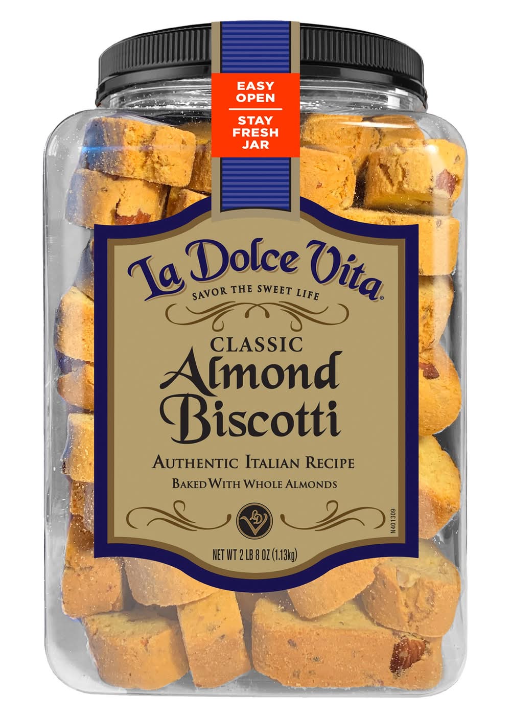 La Dolce Vita Classic Almond Biscotti (40 oz)