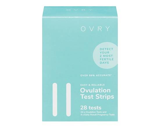 Ovry Easy & Reliable Ovulation Test Strips (28 ct)