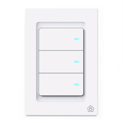 Netzhome interruptor inteligente 3 botones (caja 1 pieza)