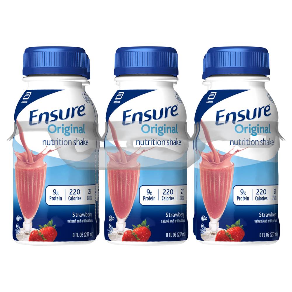 Ensure Strawberry Nutrition Shake (6 x 8 fl oz)